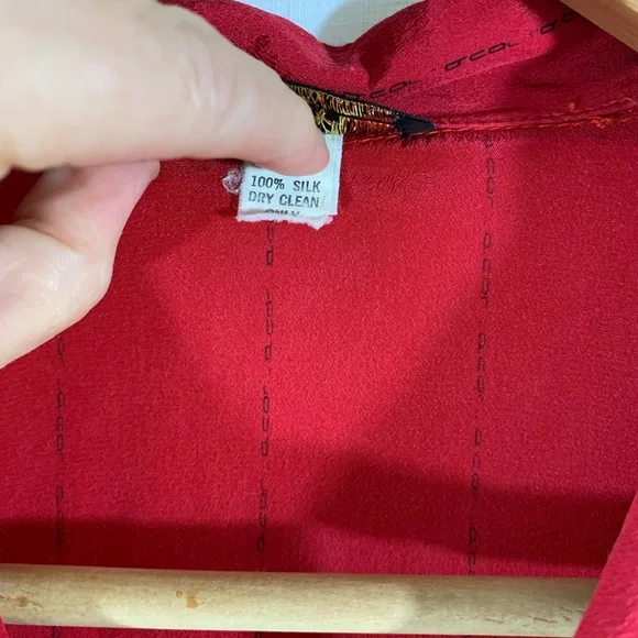 Vintage Bijou Silk Blouse Size XS - Picture 5 of 5